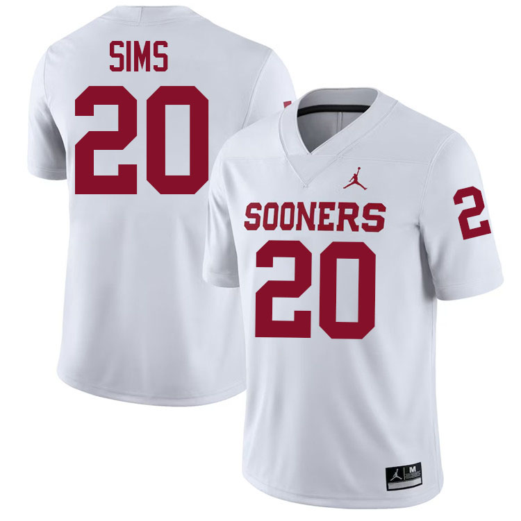 Billy Sims Oklahoma Sooners Jersey,Oklahoma Sooners Football Uniforms,Jersey-White